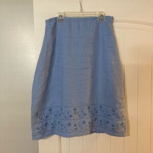 Old navy women’s blue knee length skirt
